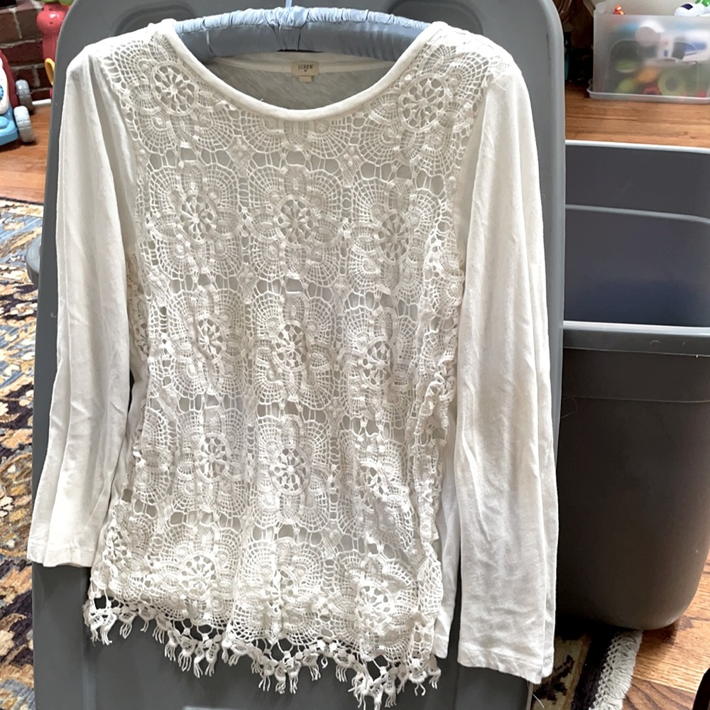 jCrew T- 3/4 length sleeve.  Size M